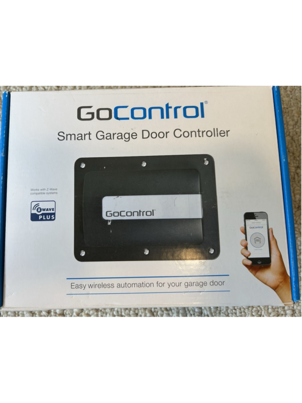 GoControl Smart Garage Door Controller Model GD00Z-8-GC Works w/ Z-Wave Systems